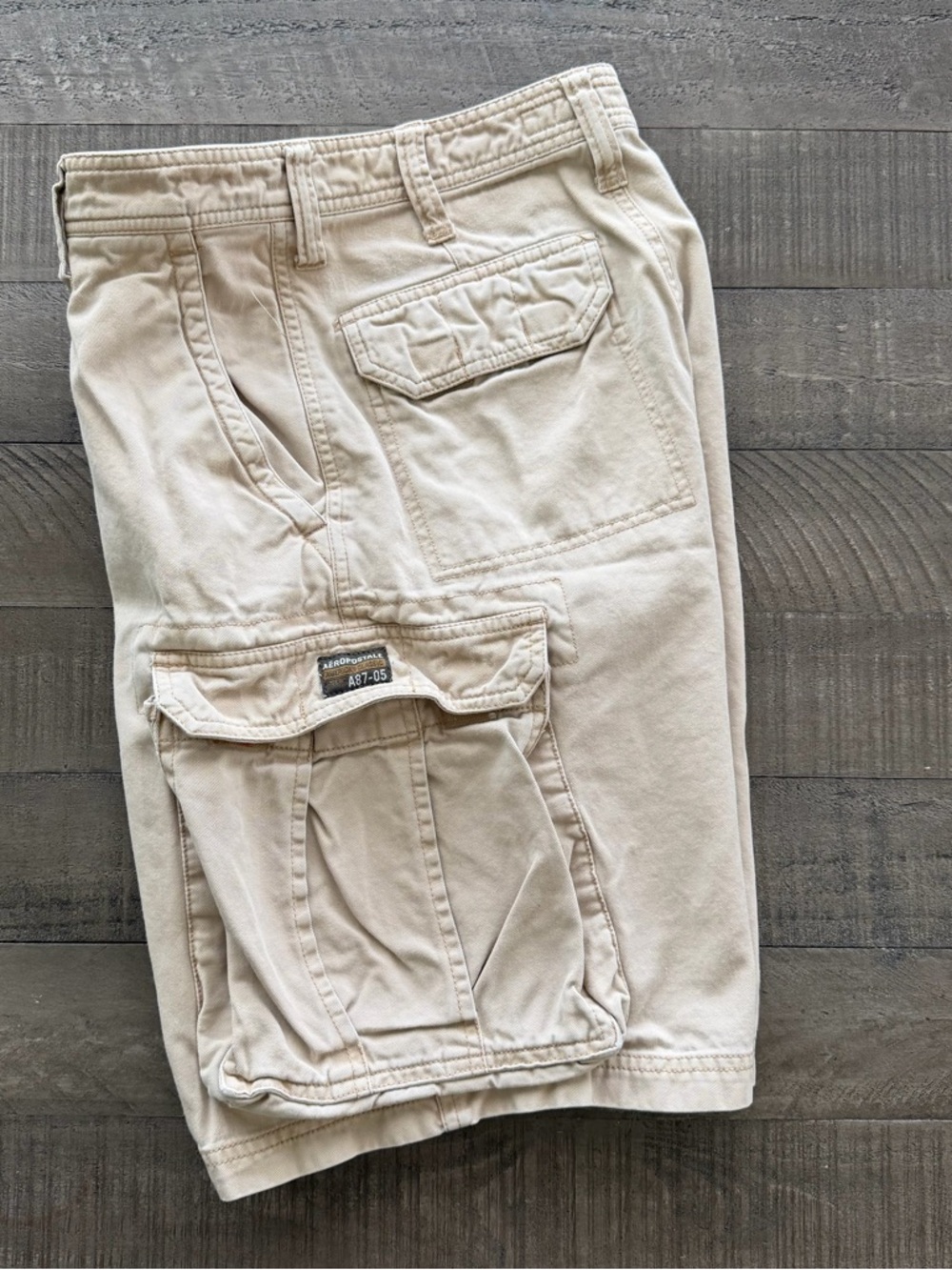 Men's Aeropostale Khaki Cargo Shorts